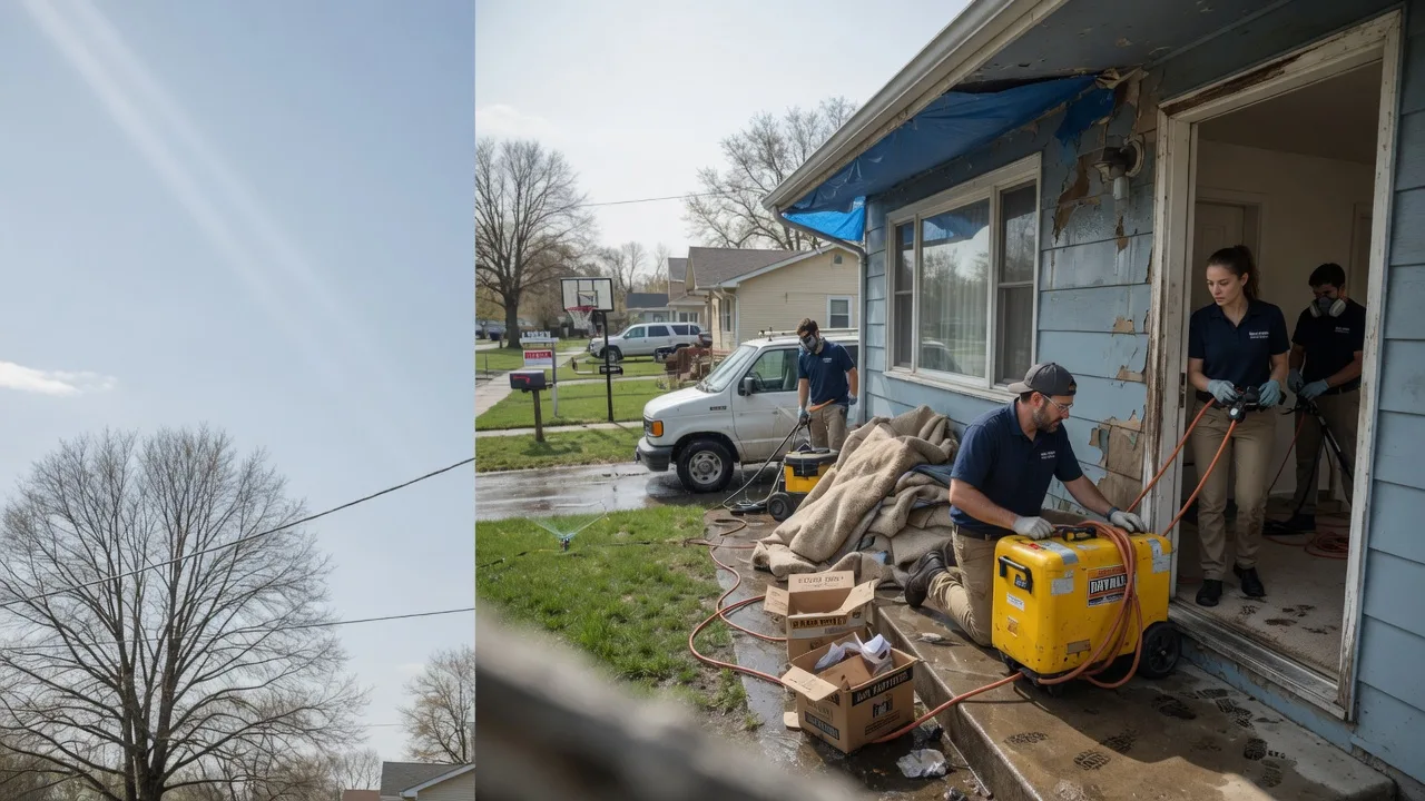 Basement Flood Cleanup in Leesburg, OH near me